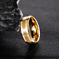 Anillo Tungsteno Eclipse Gold 8mm, Compromiso Premium - Miniatura 4