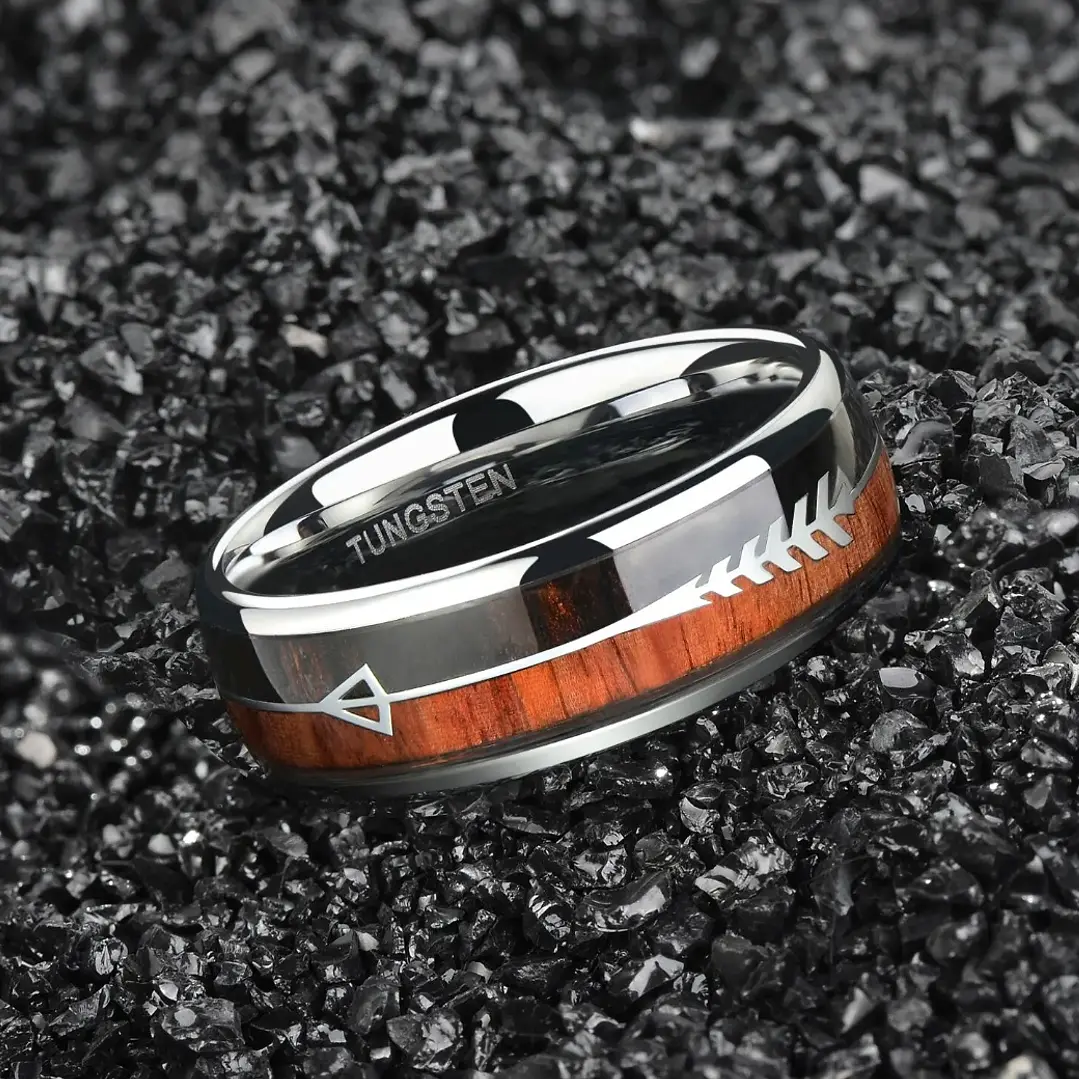 Anillo Tungsteno Eternal Arrow 8mm, Máxima Resistencia 2