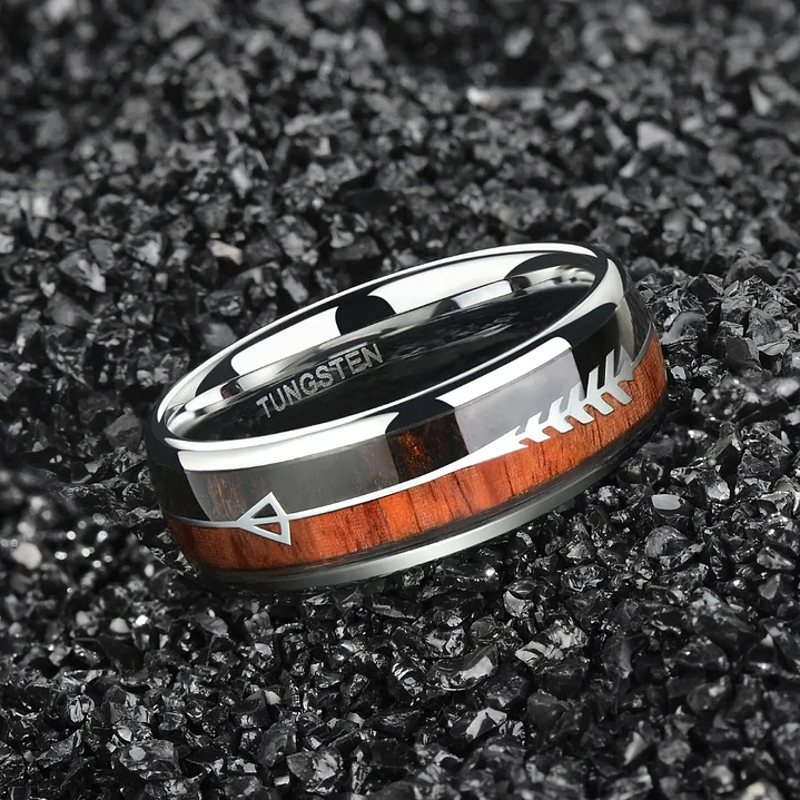 Anillo Tungsteno Eternal Arrow 8mm, Máxima Resistencia 2