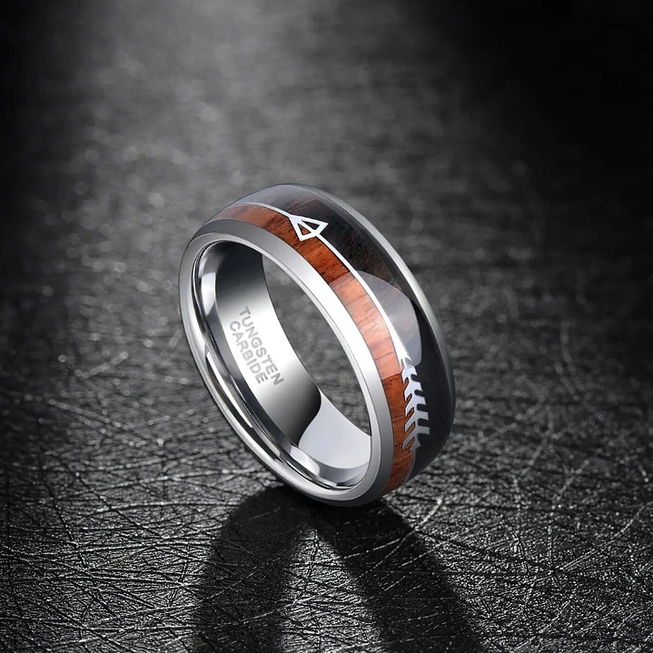 Anillo Tungsteno Eternal Arrow 8mm, Máxima Resistencia 3