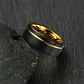 Anillo Compromiso Tungsteno 8mm Fidelis, Ultra Resistente  - Miniatura 2