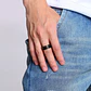 Anillo Compromiso Tungsteno 8mm Fidelis, Ultra Resistente  - Miniatura 5