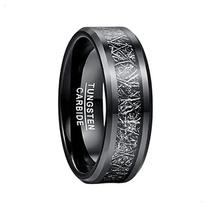 Anillo Tungsteno Astrum 8mm, Ultra Resistente y Durable