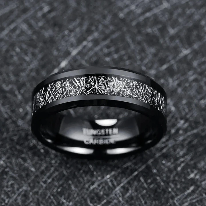 Anillo Tungsteno Astrum 8mm, Ultra Resistente y Durable 4