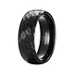 Anillo Tungsteno Facetado Black Galaxy 8mm, Calidad Premium - Miniatura 1