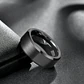 Anillo Tungsteno Black Shadow 10mm Biselado, Resistente - Miniatura 3