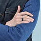 Anillo Tungsteno Black Shadow 10mm Biselado, Resistente - Miniatura 4