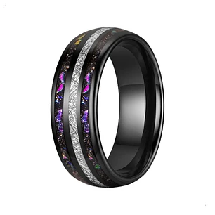 Anillo Tungsteno Eternal Bond 8mm, Compromiso Premium