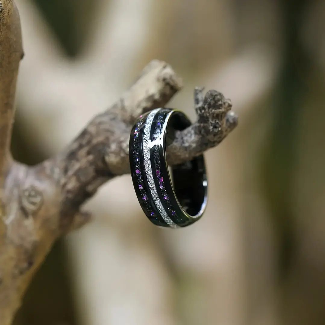 Anillo Tungsteno Eternal Bond 8mm, Compromiso Premium 2