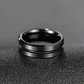Anillo Tungsteno Black Horizon 8mm, Ultra Resistente - Miniatura 3