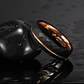 Anillo Tungsteno Infinite Rose 6mm, Compromiso Premium - Miniatura 2