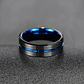 Anillo Tungsteno Stellar Blue 8mm, Alta Resistencia - Miniatura 2