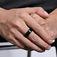 Anillo Tungsteno Black Horizon 8mm, Ultra Resistente - Miniatura 4