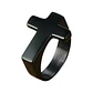 Anillo Black Cross, Acero Inoxidable, Hombre - Miniatura 1