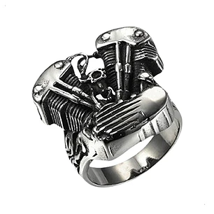 Anillo Motor, Acero Inoxidable, Hombre