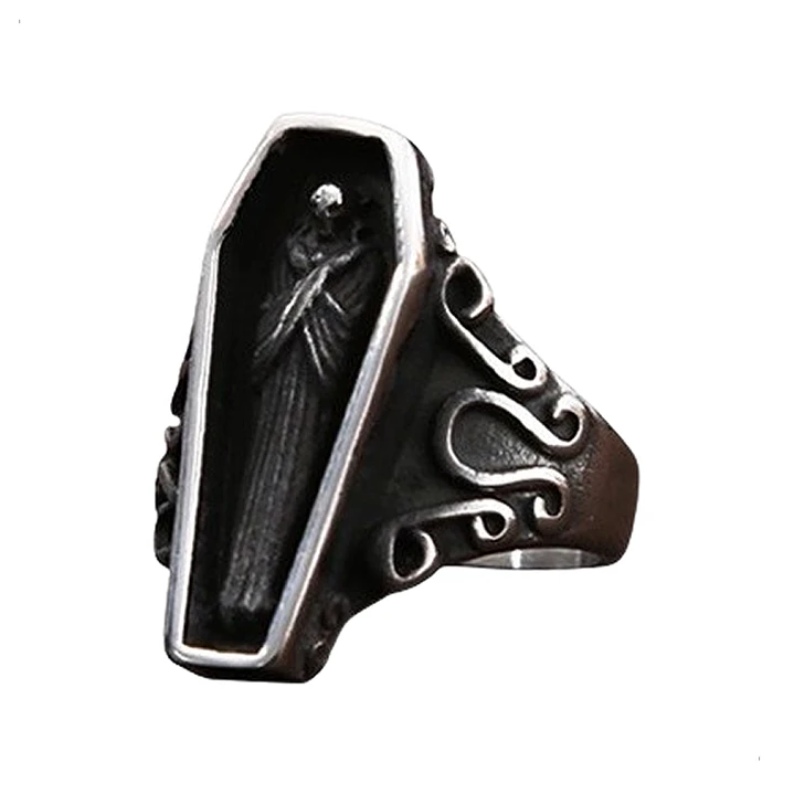 Anillo Ataúd, Acero Inoxidable, Unisex 1