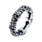 Anillo Calaveras, Acero Inoxidable, Unisex - Miniatura 1