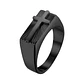 Anillo Embossed Cross, Acero Inoxidable, Hombre - Miniatura 1