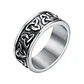Anillo Nudos Celtas Unisex, Acero Inoxidable - Miniatura 1