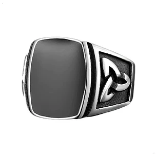 Anillo Nudo Celta, Acero Inoxidable, Hombre