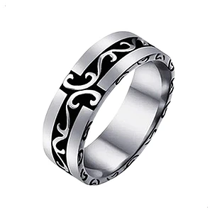 Anillo Luxemburgo, Acero Inoxidable, Unisex