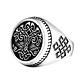 Anillo Vikingo Yggdrasil, Acero Inoxidable, Hombre - Miniatura 1