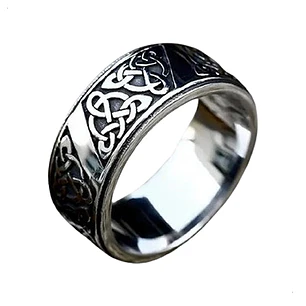 Anillo Nudo Celta, Acero Inoxidable, Unisex