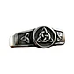 Anillo Vikingo Triqueta Celta, Acero Inoxidable, Unisex - Miniatura 1