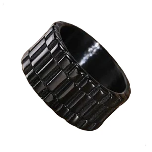 Anillo Black Kreator 11mm. Acero Inoxidable, Hombre