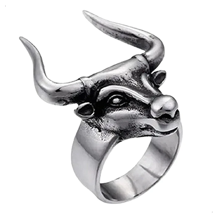 Anillo Power Bull, Acero Inoxidable, Hombre 1