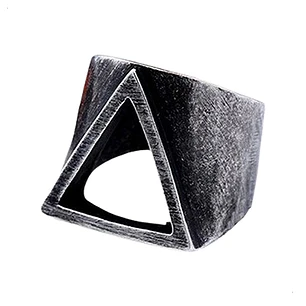 Anillo Triangle, Acero Inoxidable, Hombre