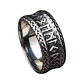 Anillo Vikingo Lagertha Runas, Acero Inoxidable, Unisex - Miniatura 1