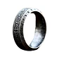 Anillo Siggy Nudo Y Runas, Acero Inoxidable, Unisex - Miniatura 1