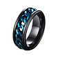 Anillo Blue Chain, Acero Inoxidable, Unisex - Miniatura 1