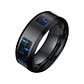 Anillo Irlanda Black And Blue, Carbon Fiber, Hombre - Miniatura 1