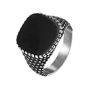 Anillo Roma, Acero Inoxidable, Hombre
