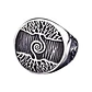 Anillo Vikingo Yggdrasil, Acero Inox., Hombre - Miniatura 1