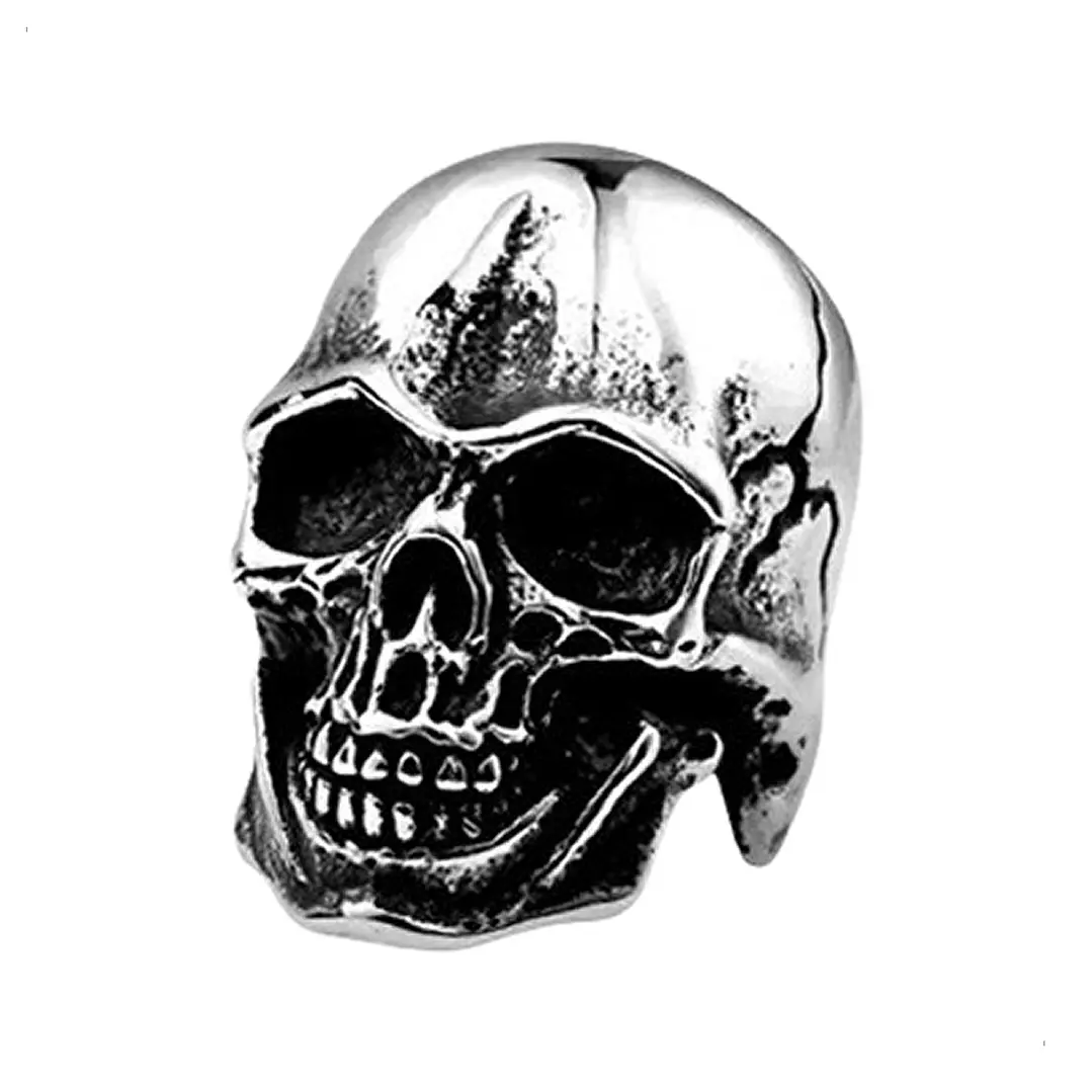 Anillo Big Skull, Acero Inoxidable, Unisex 1