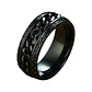 Anillo Black Chain, Acero Inoxidable, Unisex - Miniatura 1