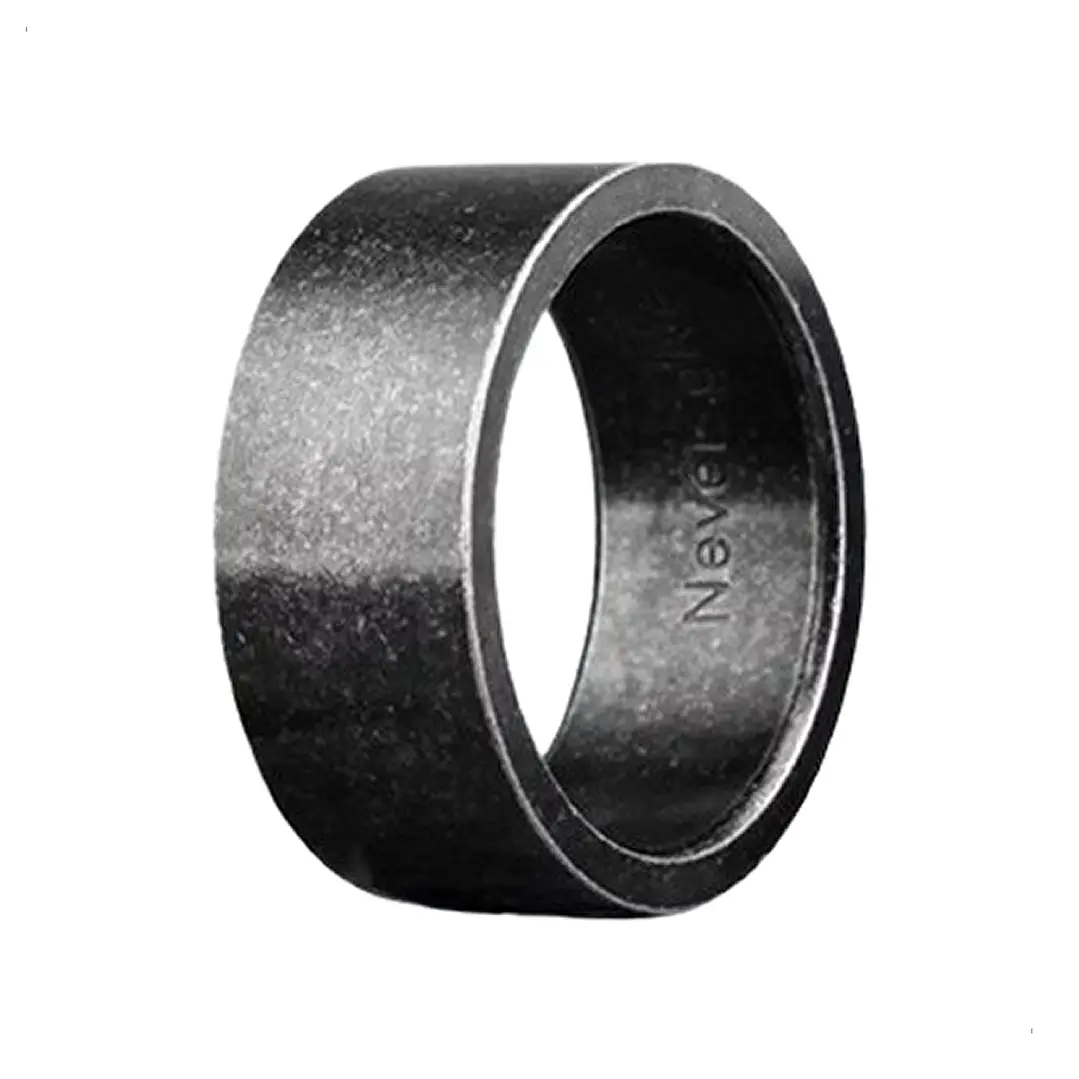Anillo Tubo Estilo Vintage, Acero Inoxidable, Hombre 1