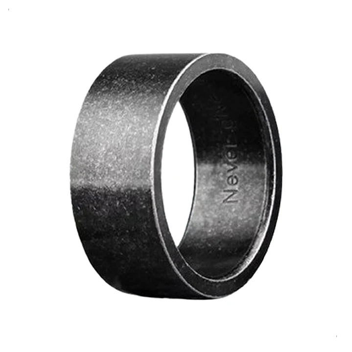Anillo Tubo Estilo Vintage, Acero Inoxidable, Hombre 1
