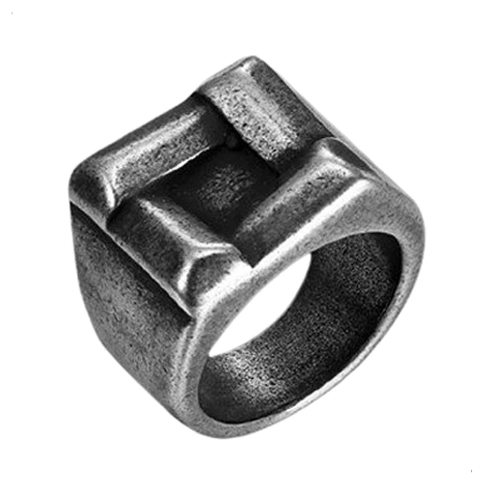 Anillo Vikingo Björn, Estilo Vintage, Acero Inoxidable 1