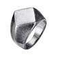 Anillo Vintage Rombo, Acero Inoxidable, Hombre - Miniatura 1