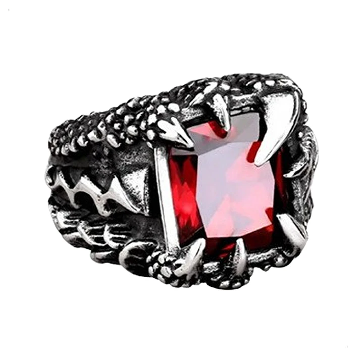 Anillo Garra De Dragón, Acero Inoxidable, Hombre 1