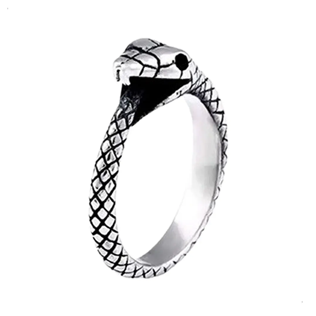 Anillo Viking Snake, Acero Inoxidable, Unisex 1