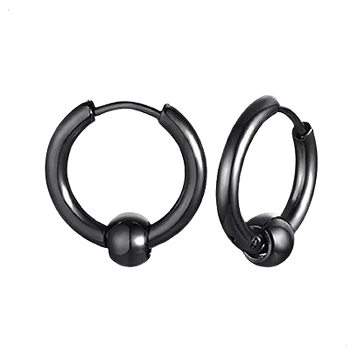 Aros Piercing Argolla, Oreja Con Perforación, Acero Inox. 1