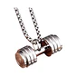 Collar Mancuerna, Acero Inoxidable, Hombre - Miniatura 1