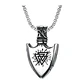Collar Vikingo Punta De Lanza Valknut-vegvísir, Hombre - Miniatura 1