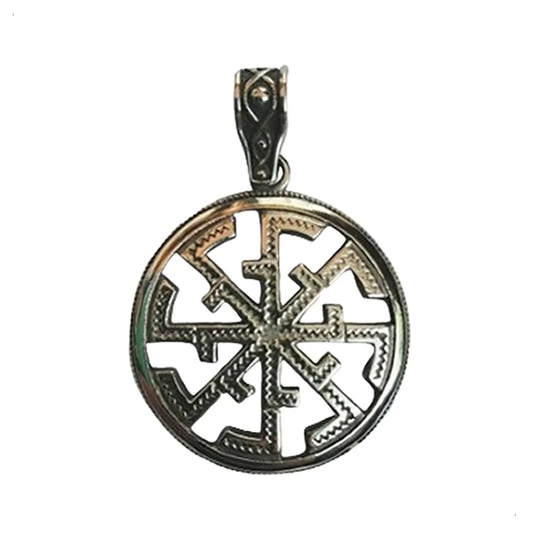 Collar Vikingo Kolovrat, Acero Inoxidable, Hombre-mujer 1