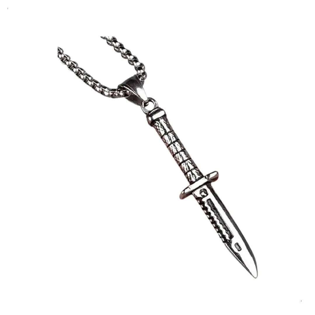 Collar Dagger, Acero Inoxidable, Hombre 1